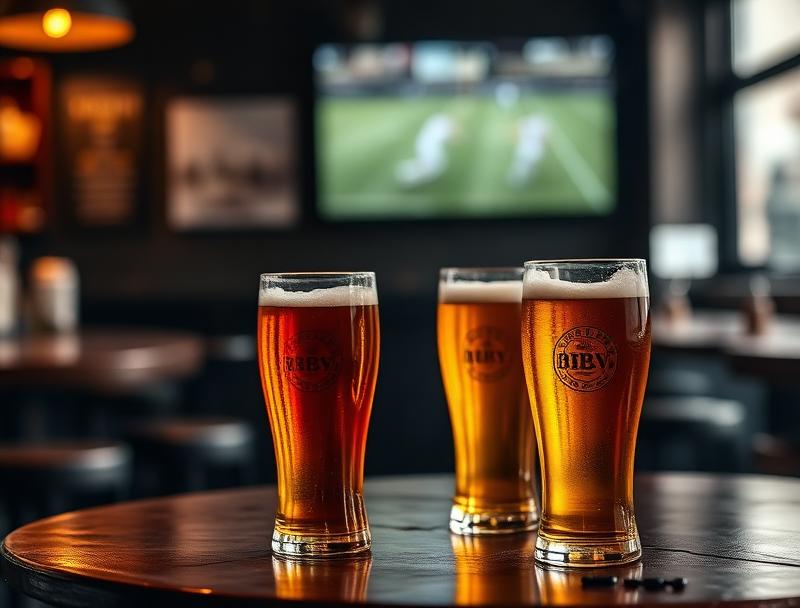 Stehtische und Gäste